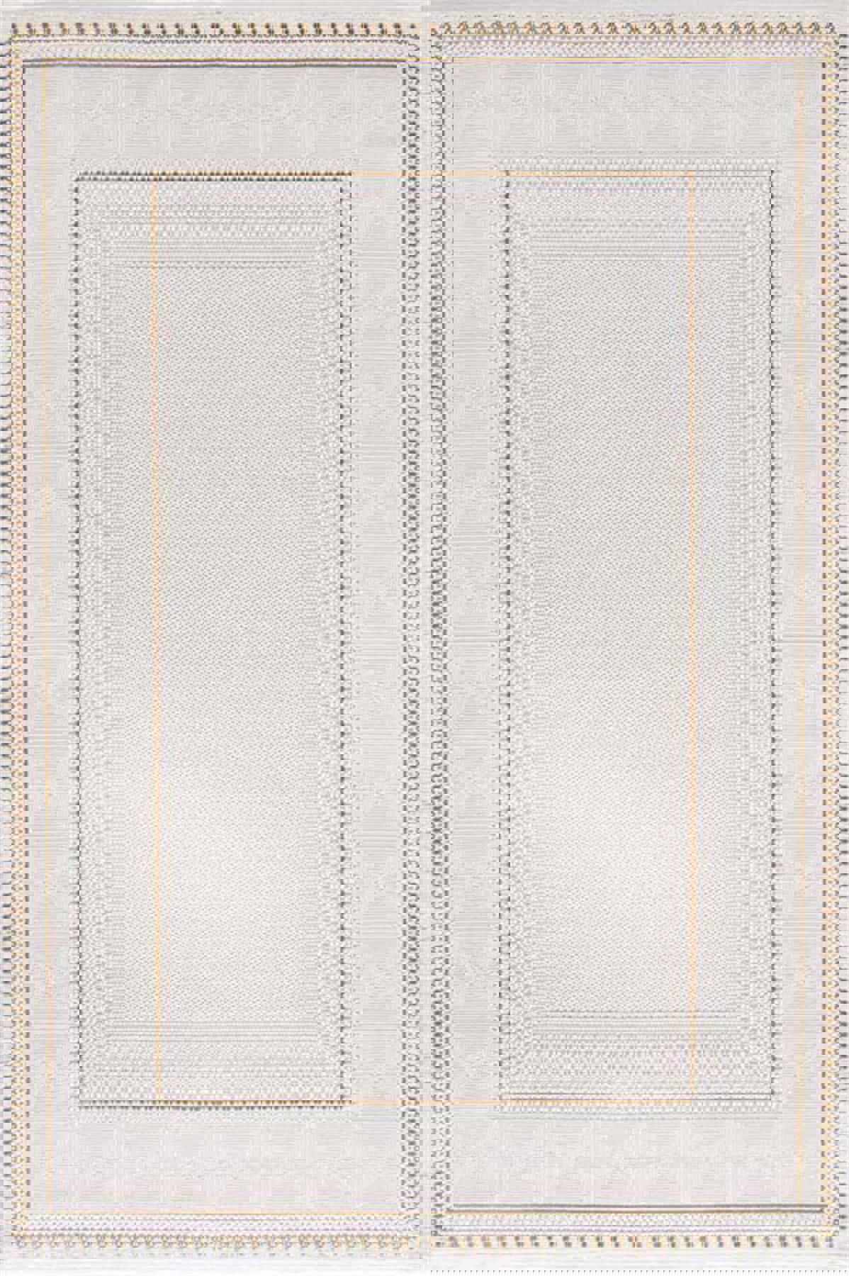 Enti Halı Lavin 4802 Altın 10 mm Akrilik Silinebilir Yıkanabilir Orta Dikdörtgen Makine Dokuma Salon Halısı 80x140 cm