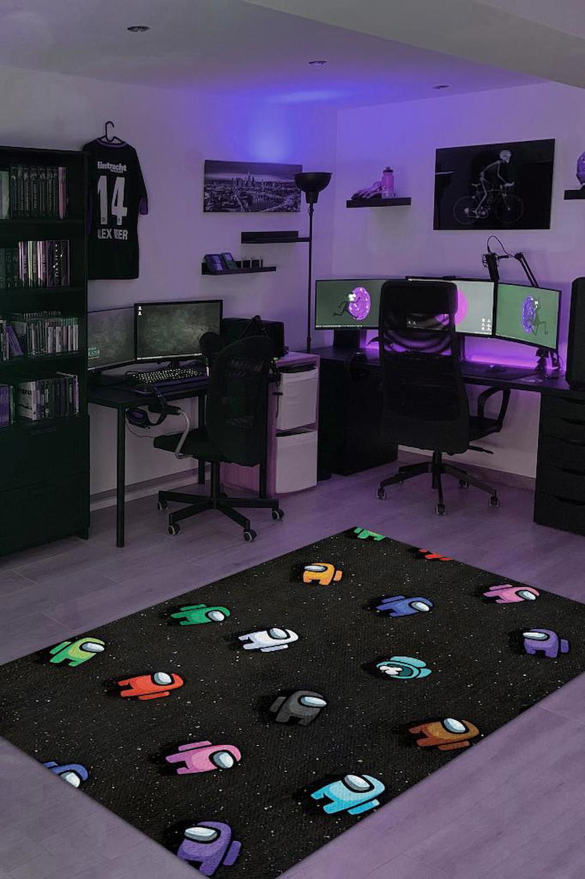 Homshtag Aramızda Krem 4 mm Pamuk Antistatik Yıkanabilir İnce Kaymaz Dikdörtgen Makine Dokuma Çocuk Odası Halısı 195x290 cm
