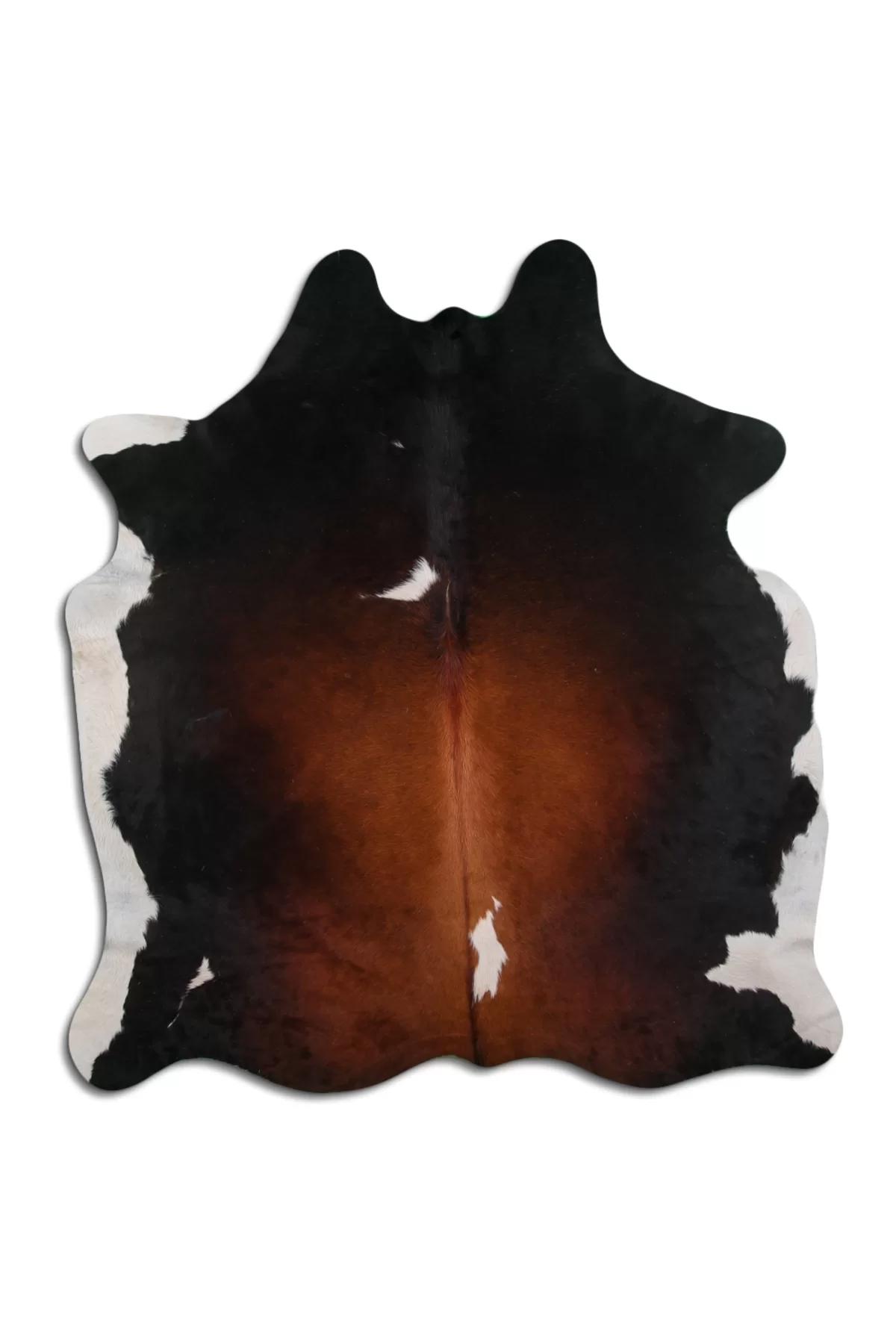 Fiesta Leather Art 103854 Çok Renkli 51 mm Deri Toz Tutmaz Yıkanabilir İnce Kaymaz Deri Taban Oval Makine Dokuma Salon Halısı 140x450 cm
