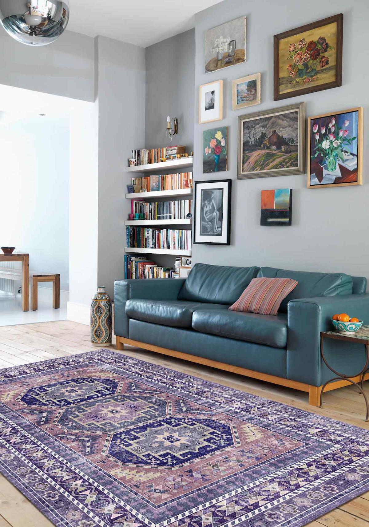Aida Home Darlen Krem 0.5 mm Pamuk Antibakteriyel Yıkanabilir Orta Kaymaz Dikdörtgen Makine Dokuma Salon Halısı 200x290 cm
