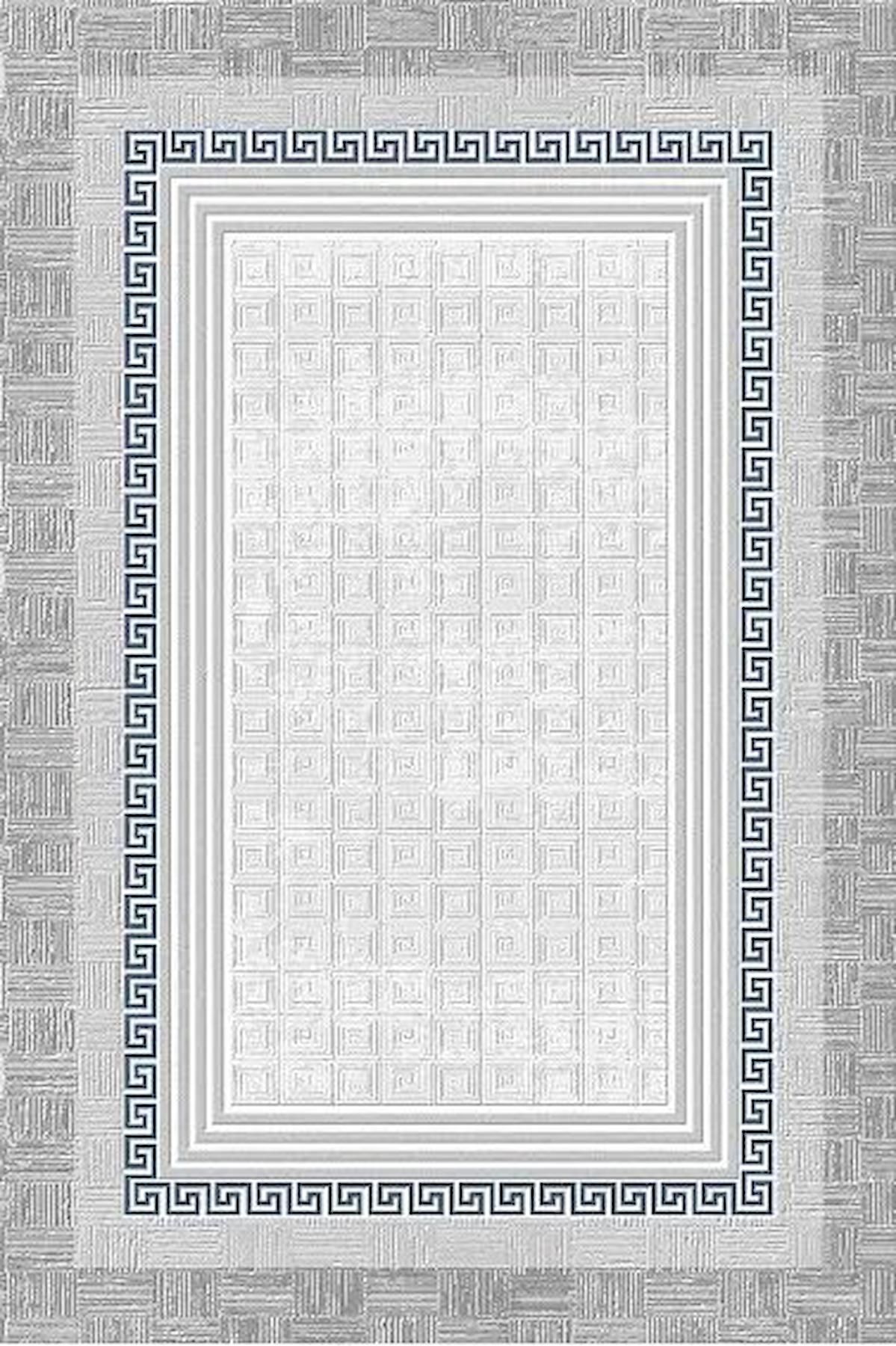 Kreasyon Halı Universal A0307 Krem Yıkanabilir Kalın Pamuk Taban Dikdörtgen Makine Dokuma Salon Halısı 180x250 cm