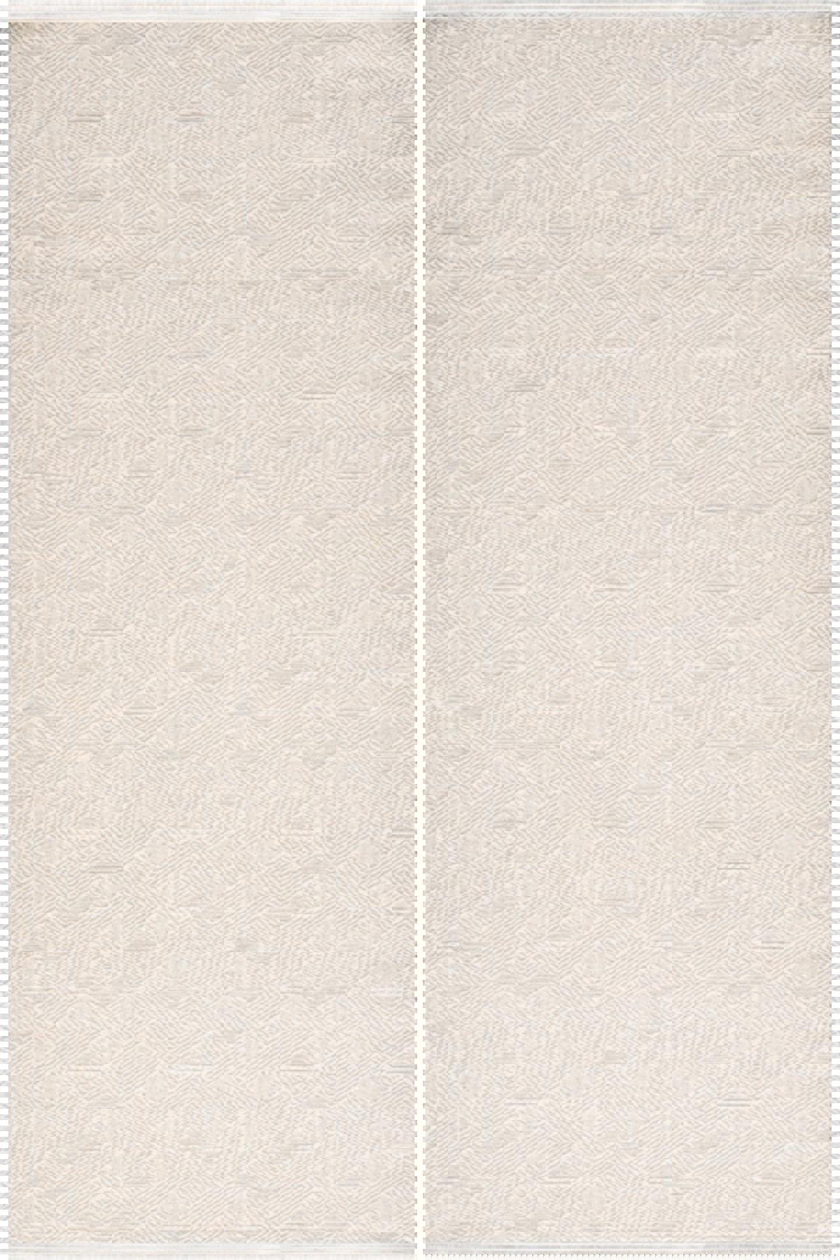 Pierre Cardin Jardin Krem 10 mm Akrilik Yumuşak Yıkanabilir İnce Kaymaz Dikdörtgen Makine Dokuma Salon Halısı 160x230 cm