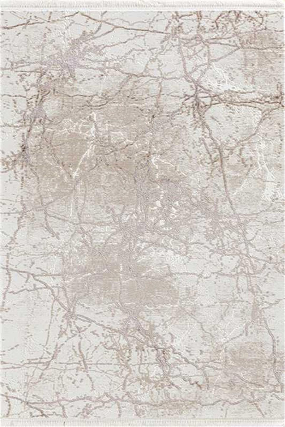 Efsane Halı Vento VE005670 Vizon 12 mm Akrilik Silinebilir Yıkanabilir Orta Kaymaz Dikdörtgen Makine Dokuma Salon Halısı 180x180 cm