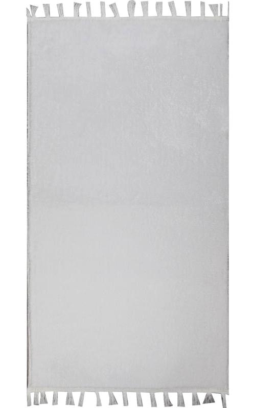 My Evilla Krem 20 mm Pamuk Yıkanabilir Kalın Kaymaz Dikdörtgen Makine Dokuma Salon Halısı 80x150 cm