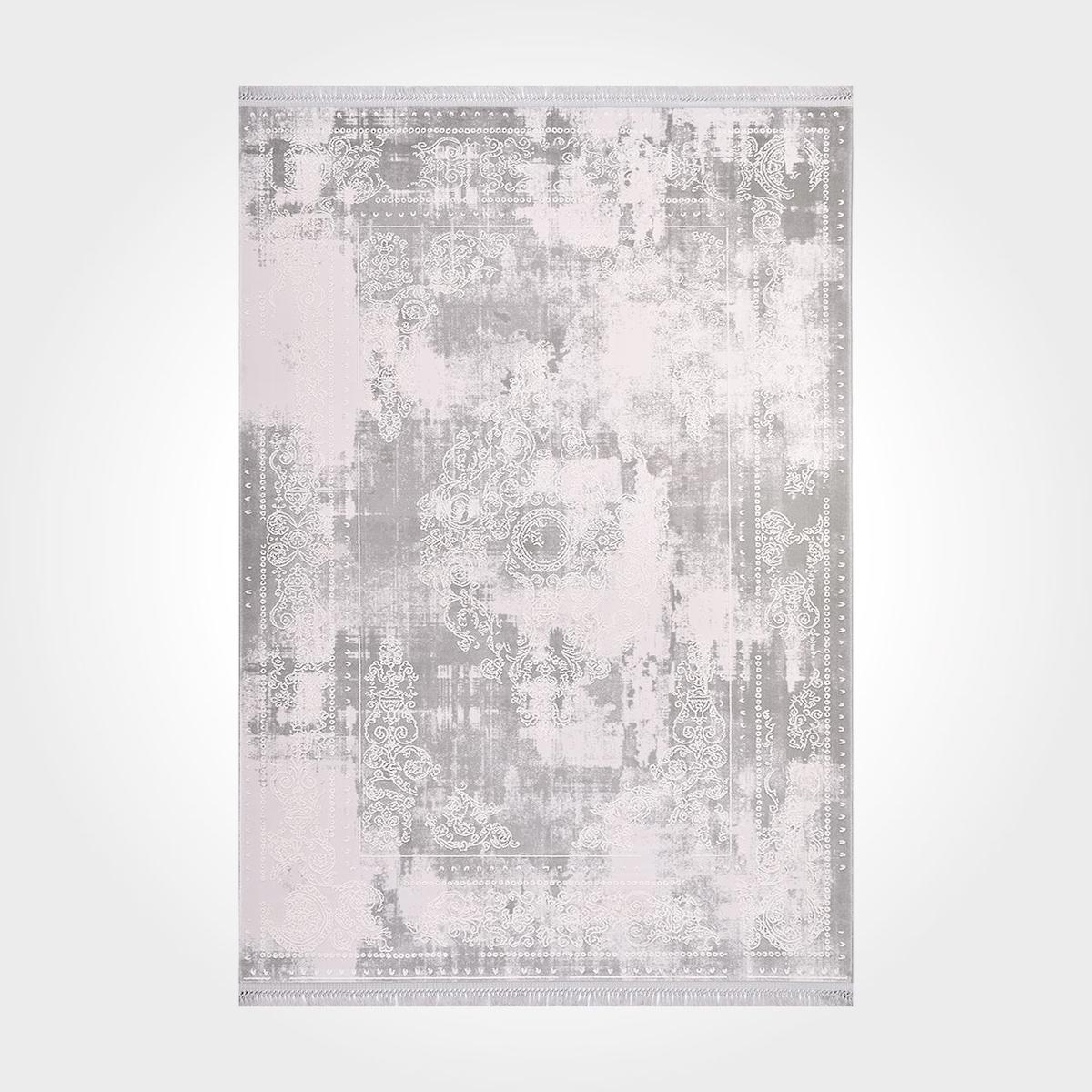 Crea Halı Galaxy 13406K Krem 11 mm Akrilik-Bambu Toz Tutmaz Yıkanabilir Orta Dikdörtgen Makine Dokuma Salon Halısı 200x290 cm