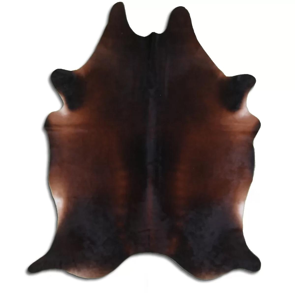 Fiesta Leather Art 66924 Krem 51 mm Deri Toz Tutmaz Yıkanabilir İnce Kaymaz Deri Taban Oval Makine Dokuma Salon Halısı 120x300 cm