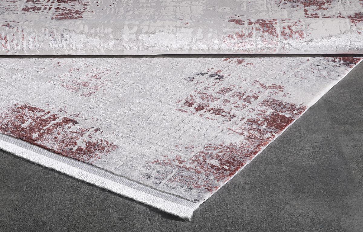 Gümüşsuyu Legro 11542 Krem 8 mm Akrilik Yumuşak Yıkanabilir İnce Kaymaz Dikdörtgen Makine Dokuma Salon Halısı 80x300 cm
