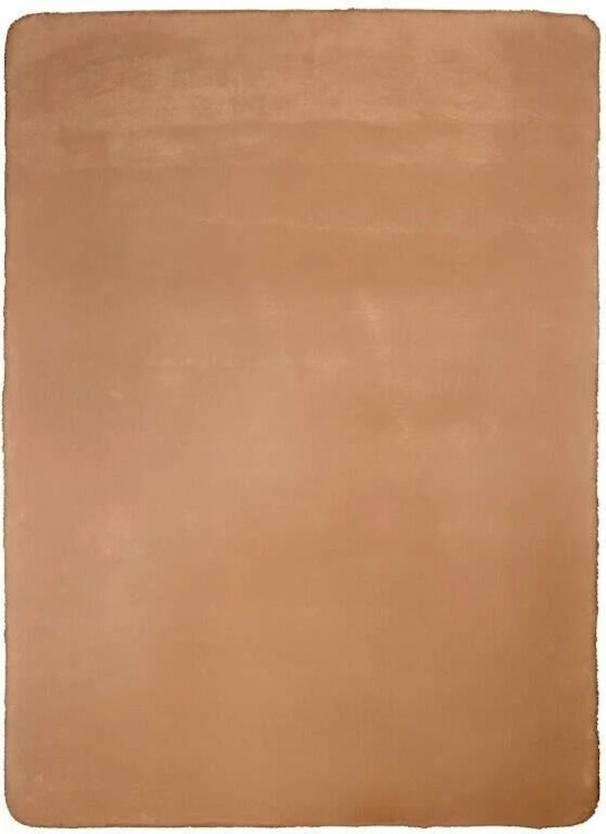 Gümüşsuyu Deco Soft 15314 Vizon 7 mm Polyester Yıkanabilir Kalın Kaymaz Taban Dikdörtgen Makine Dokuma Salon Halısı 160x230 cm