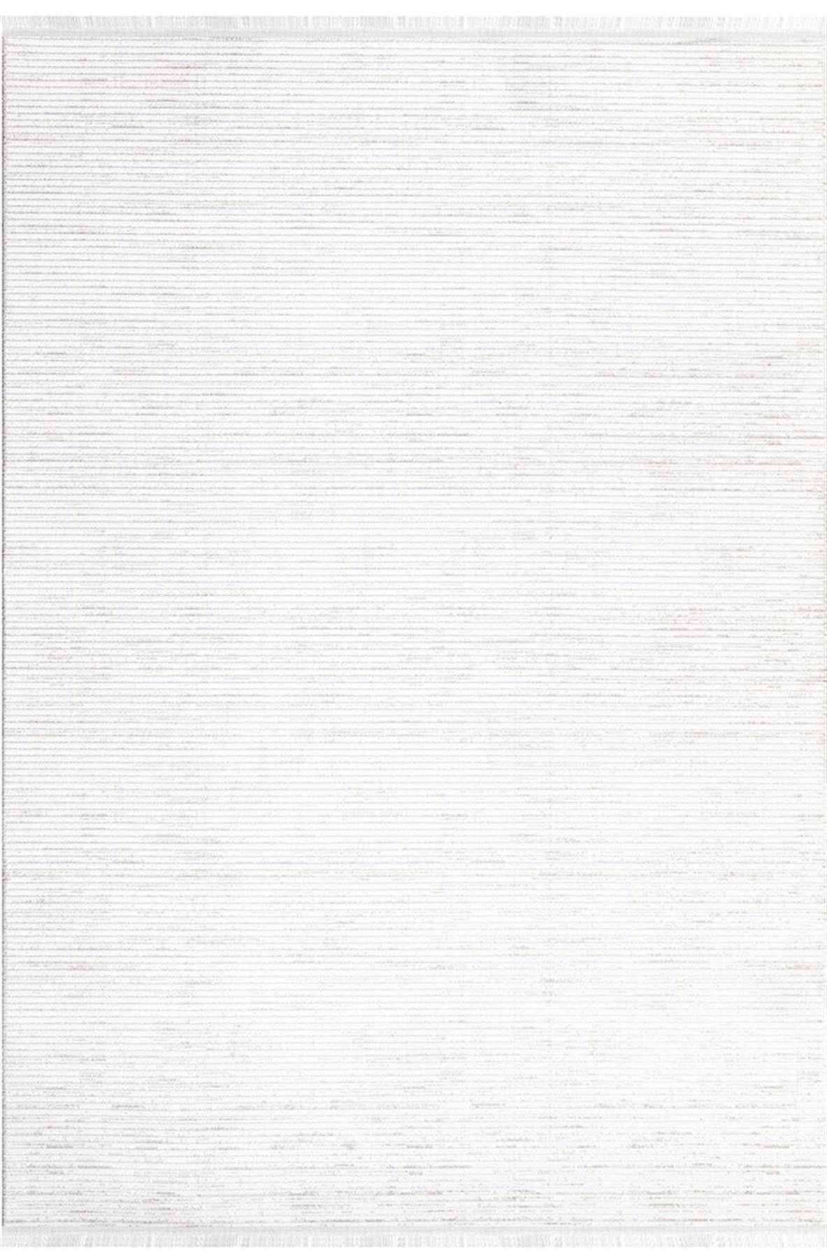 İpek Mekik Halı Filiya 11303 Krem 8 mm Akrilik Yıkanabilir Orta Kaymaz Pamuk Taban Dikdörtgen Makine Dokuma Antre-Çocuk Odası-Salon-Yatak Odası Halısı 120x180 cm