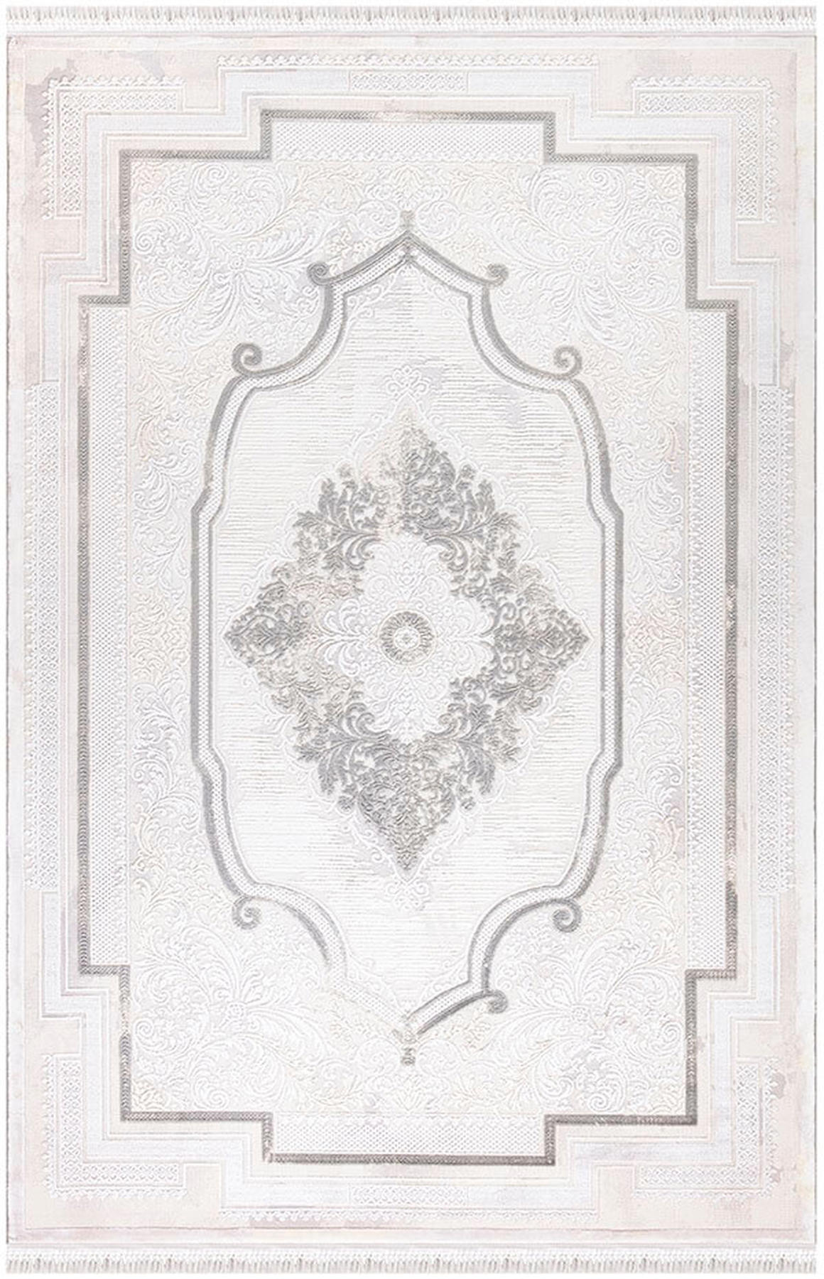 İpek Home Blossom 13554 Bej-Kahverengi 10 mm Bambu Toz Tutmaz Yıkanabilir Orta Kaymaz Pamuk Taban Dikdörtgen Makine Dokuma Antre-Çocuk Odası-Salon-Yatak Odası Halısı 180x280 cm