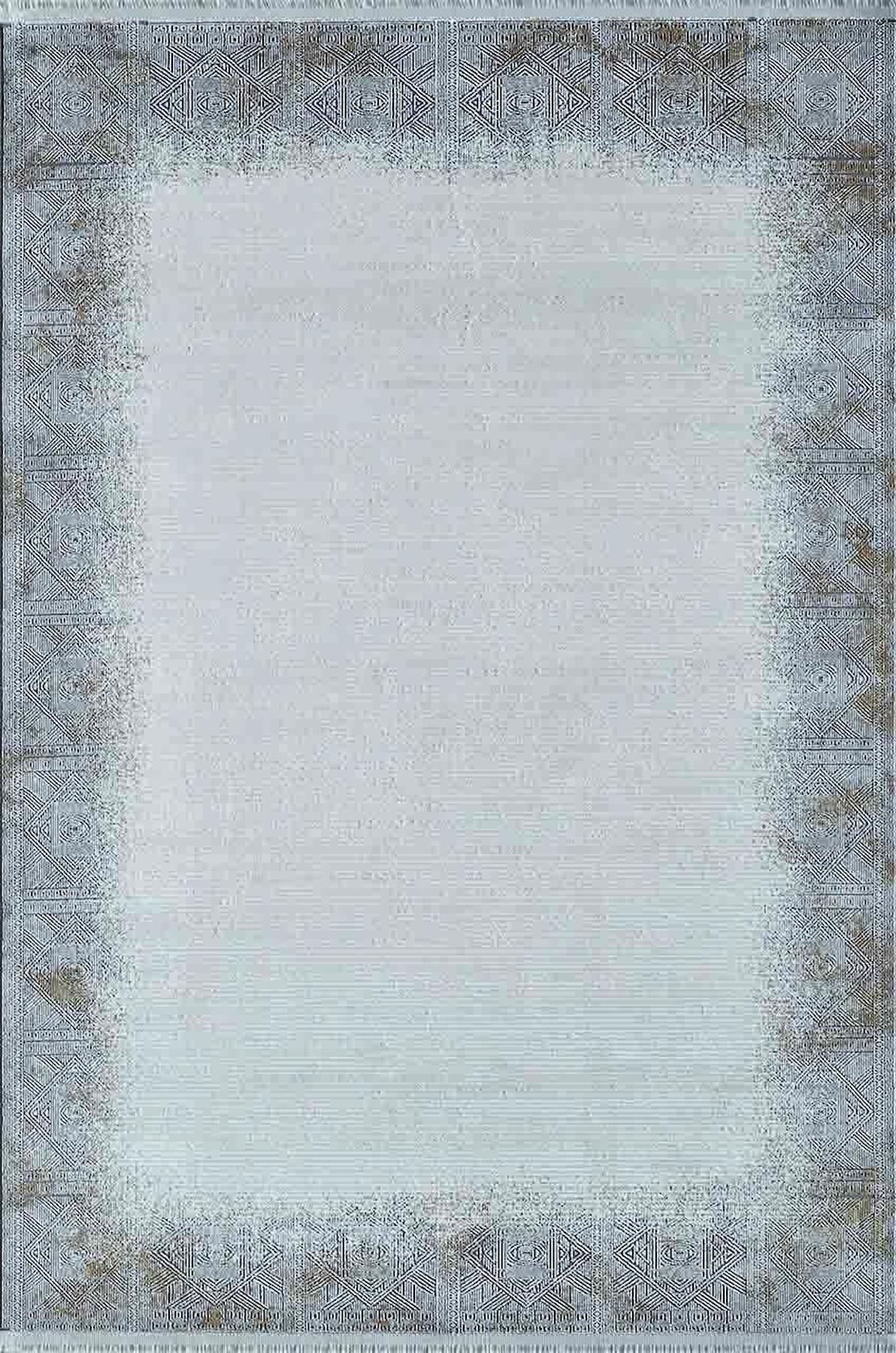 Artemis Halı Mina 09107C Çok Renkli Akrilik Yıkanabilir İnce Kaymaz Jüt Taban Dikdörtgen Makine Dokuma Salon Halısı 120x180 cm