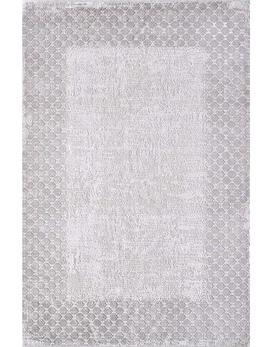 Pierre Cardin Perla XP15D Gri 7 mm Akrilik Yumuşak Yıkanabilir İnce Kaymaz Dikdörtgen Makine Dokuma Salon Halısı 100x200 cm