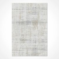 Crea Halı Versilia A1378 Krem 4 mm Polipropilen Toz Tutmaz Yıkanabilir İnce Pamuk Taban Dikdörtgen Makine Dokuma Salon Halısı 80x150 cm