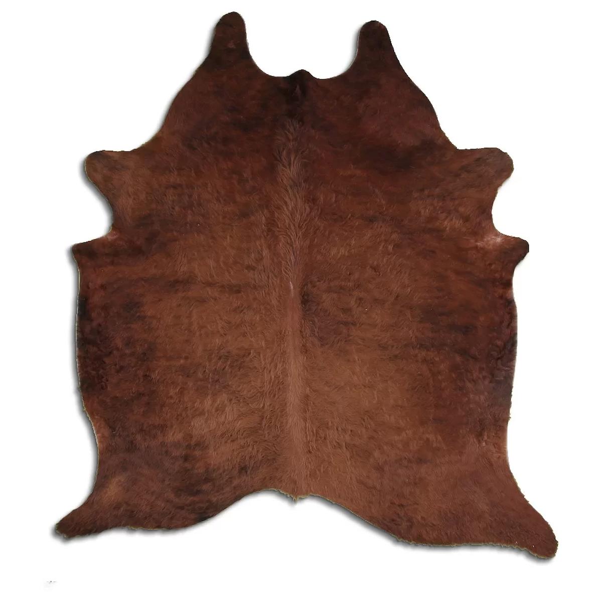 Fiesta Leather Art 60266 Çok Renkli 51 mm Deri Toz Tutmaz Yıkanabilir İnce Kaymaz Deri Taban Oval Makine Dokuma Salon Halısı 100x200 cm