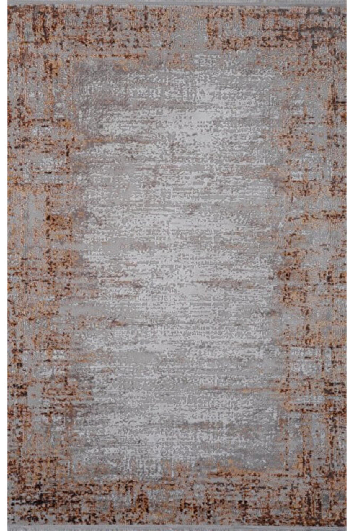 Gümüşsuyu Viera 13545 Çok Renkli 6 mm Pamuk Toz Tutmaz Yıkanabilir İnce Kaymaz Dikdörtgen Makine Dokuma Salon Halısı 160x230 cm