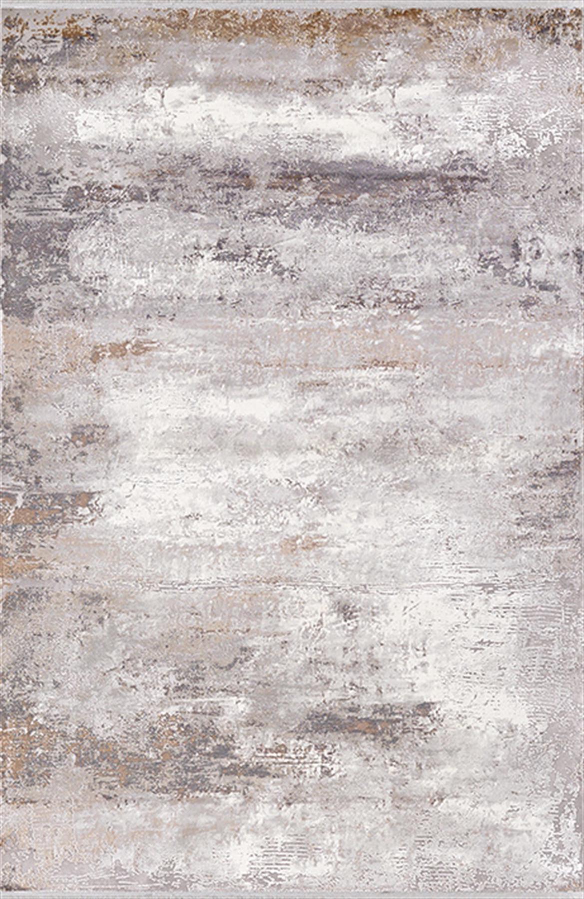 Efsane Halı Dakota 31860 Kahverengi 8 mm Akrilik Silinebilir Yıkanabilir Orta Kaymaz Dikdörtgen Makine Dokuma Salon Halısı 100x200 cm