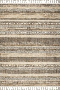 Kreasyon Halı Vanessa 1465 Bej 6 mm Akrilik Antialerjenik Yıkanabilir İnce Kaymaz Dikdörtgen Makine Dokuma Salon Halısı 80x150 cm