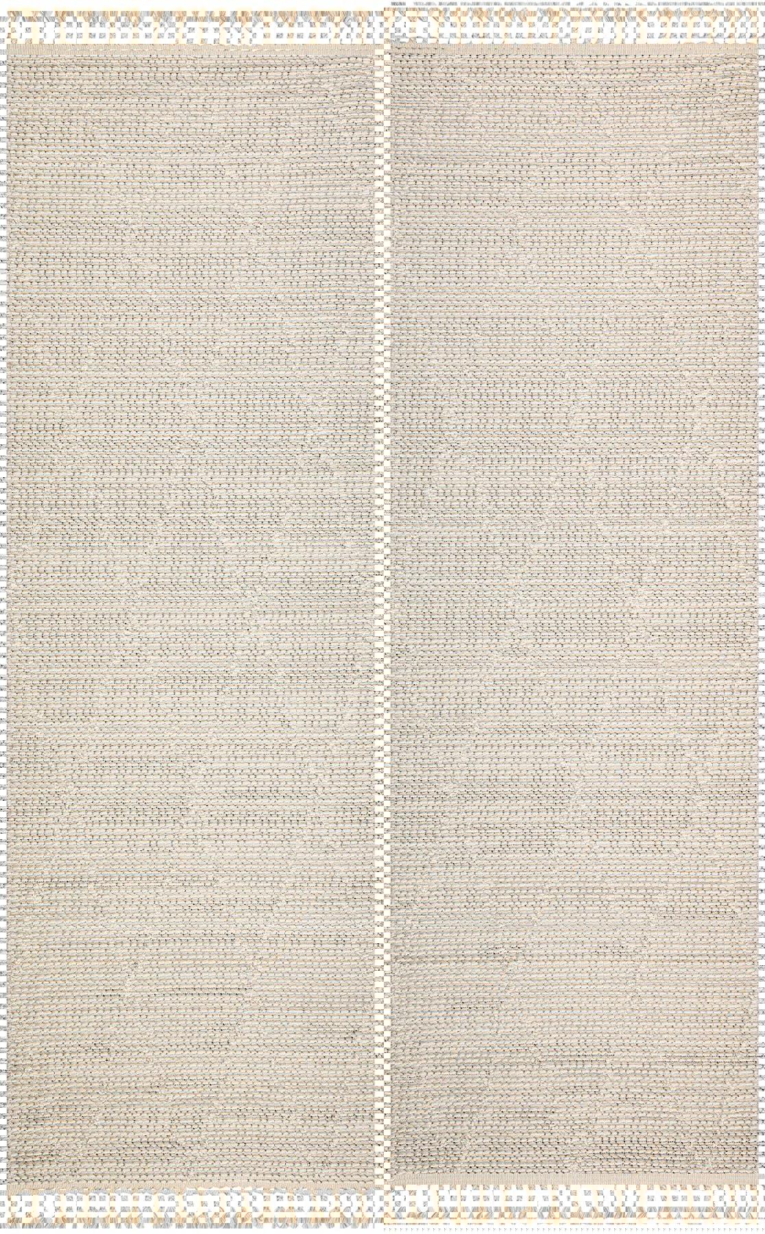 Eko Halı Soho SH02 Krem 6-12 mm Polyester Silinebilir Yıkanabilir Orta Kaymaz Dikdörtgen Makine Dokuma Oturma Odası-Salon Halısı 180x250 cm