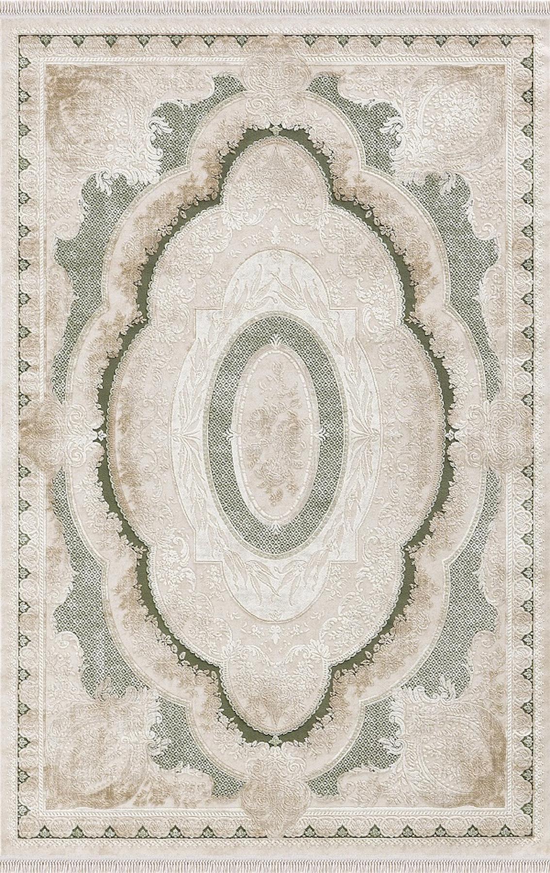 Merinos Rodin 19774 Çok Renkli 11 mm Akrilik Toz Tutmaz Yıkanabilir Kalın Kaymaz Dikdörtgen Makine Dokuma Salon Halısı