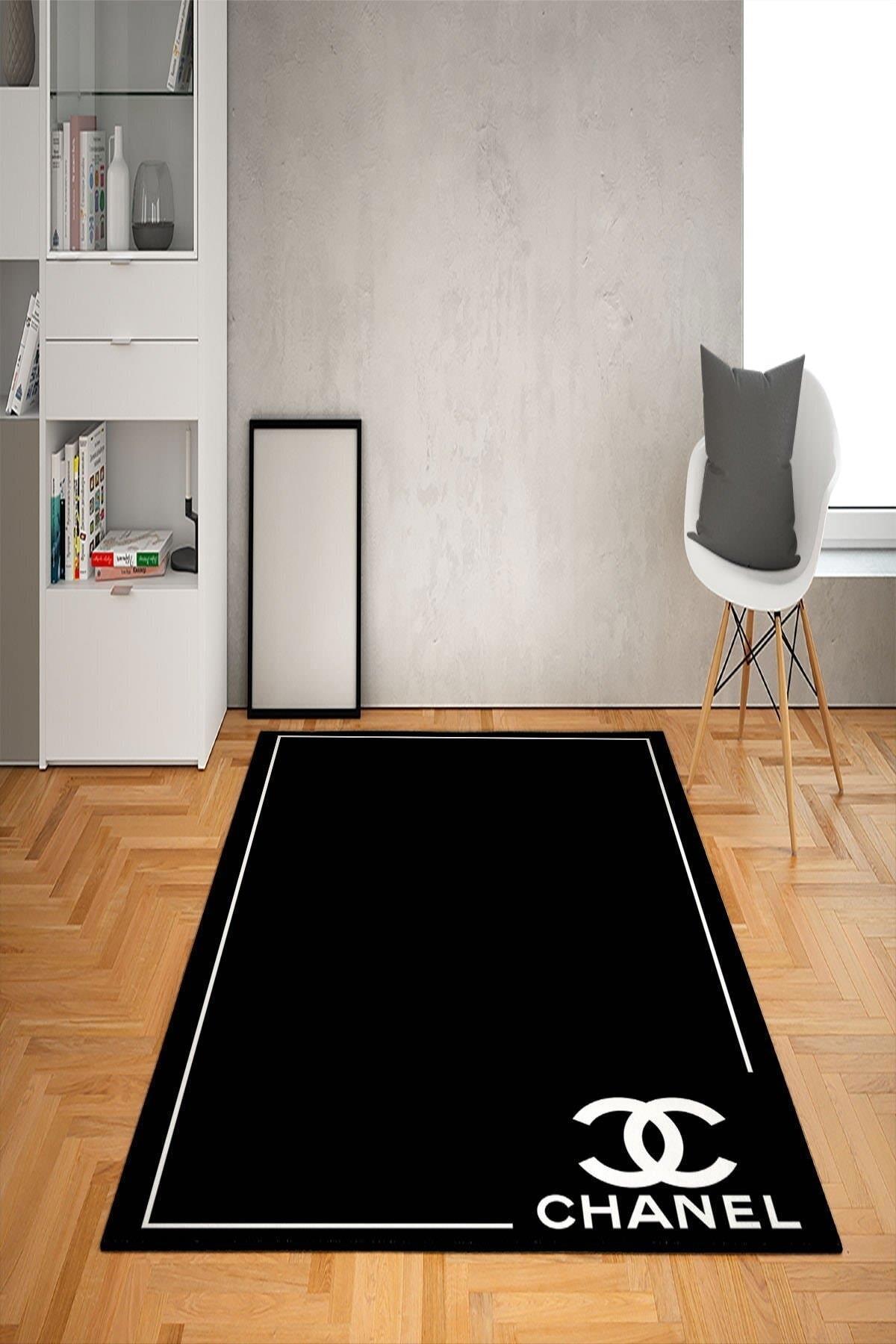 Doruklar Home Collection Siyah 0.7 mm Antibakteriyel Yıkanabilir Kalın Kaymaz Taban Dikdörtgen Makine Dokuma Çocuk Odası Halısı 120x180 cm