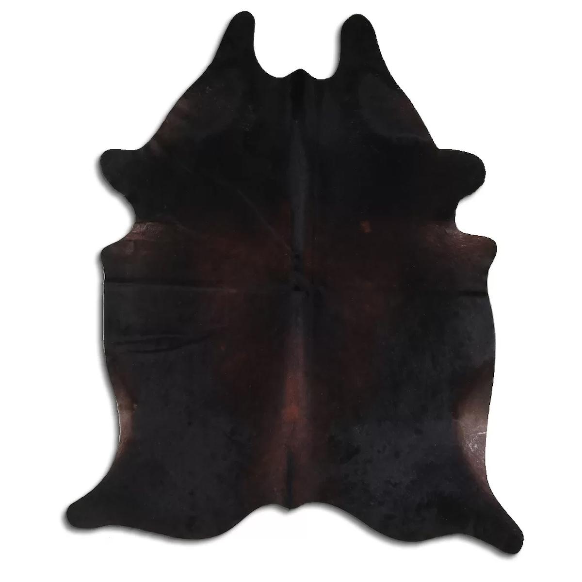 Fiesta Leather Art 65486 Çok Renkli 51 mm Deri Toz Tutmaz Yıkanabilir İnce Kaymaz Deri Taban Oval Makine Dokuma Salon Halısı 140x160 cm