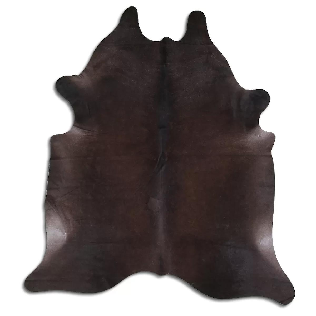 Fiesta Leather Art 66073 Krem 51 mm Deri Toz Tutmaz Yıkanabilir İnce Kaymaz Deri Taban Oval Makine Dokuma Salon Halısı 120x425 cm