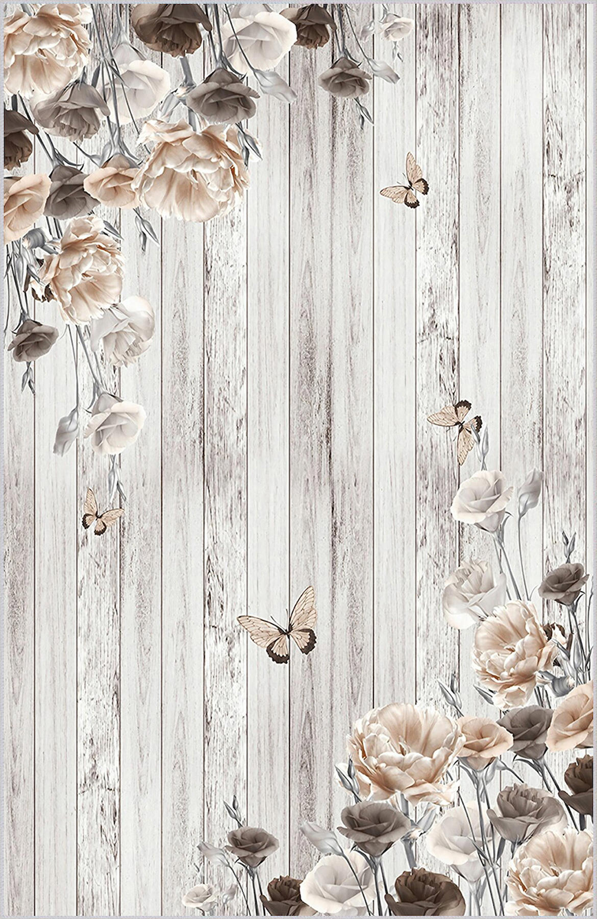Rovigo Home RVG0479 Çok Renkli 8 mm Polyester Antibakteriyel-Leke Tutmaz-Toz Tutmaz Yıkanabilir İnce Kaymaz Dot Taban Dikdörtgen Makine Dokuma Salon Halısı 100x200 cm
