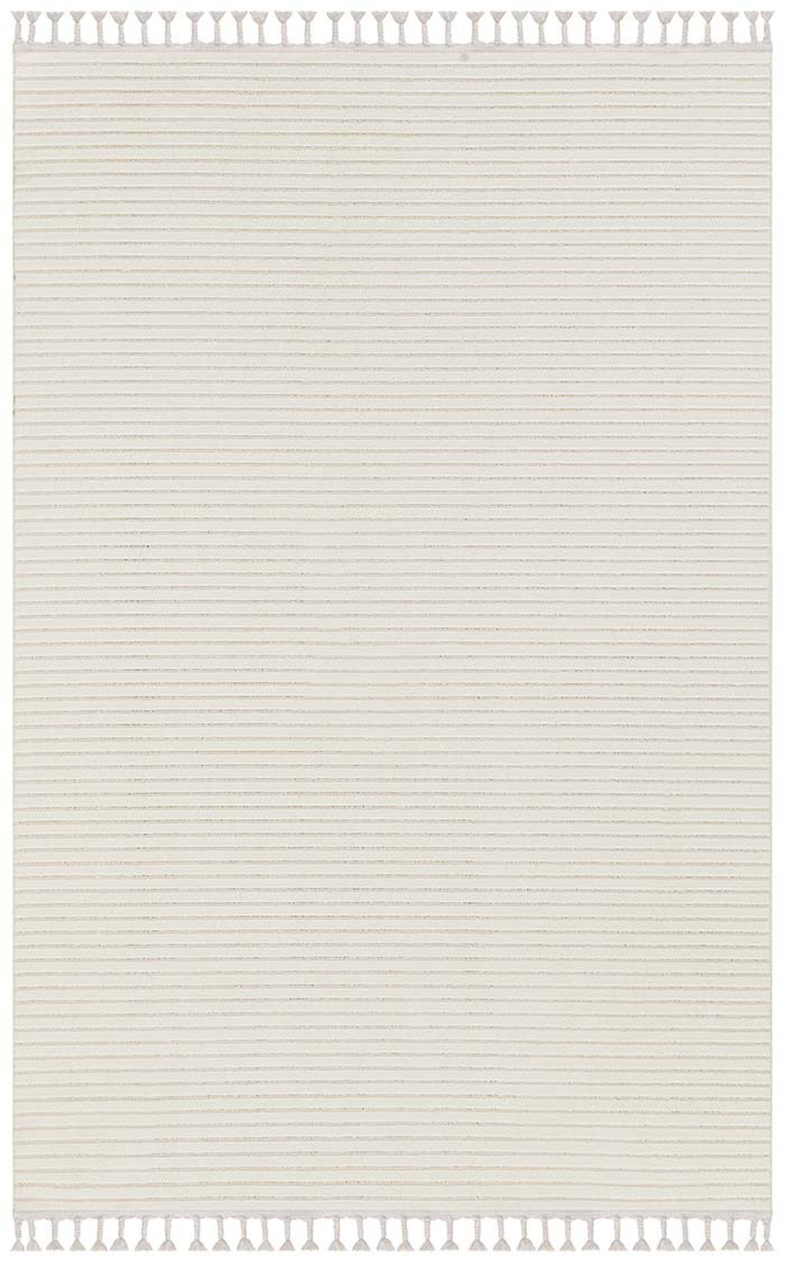 İpek Mekik Halı Shazam 2362A Krem 10 mm Polyester Yıkanabilir Orta Kaymaz Pamuk Taban Geometrik Dikdörtgen Makine Dokuma Antre-Çocuk Odası-Salon-Yatak Odası Halısı 160x233 cm