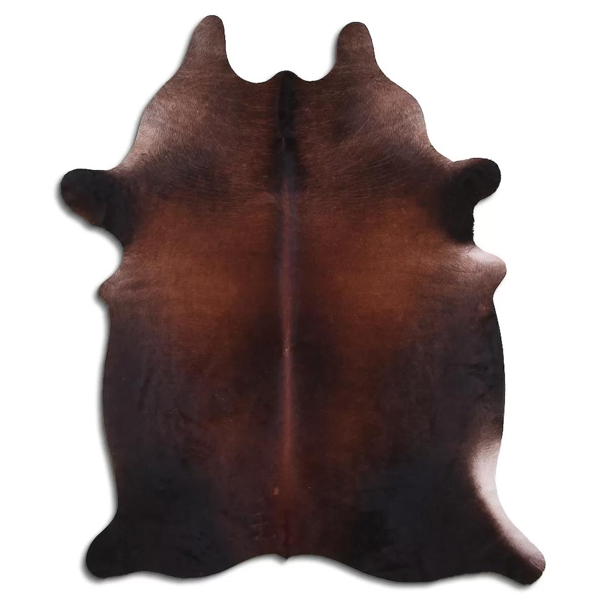 Fiesta Leather Art 35514 Krem 51 mm Deri Toz Tutmaz Yıkanabilir İnce Kaymaz Deri Taban Oval Makine Dokuma Salon Halısı 200x350 cm