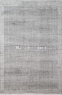 Gümüşsuyu Tierra 13374 Gri 0.9 mm Pamuk-Polyester Antibakteriyel Yıkanabilir İnce Kaymaz Taban Dikdörtgen Makine Dokuma Salon Halısı 80x250 cm