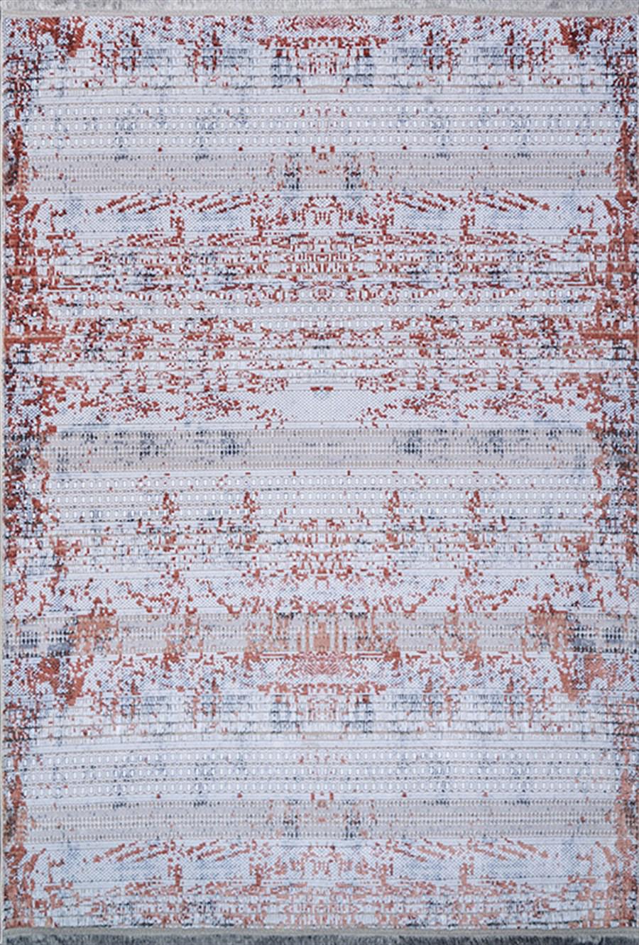 Kreasyon Halı Harmony 1274 Krem 6 mm Akrilik Yıkanabilir İnce Kaymaz Pamuk Taban Dikdörtgen Makine Dokuma Salon Halısı 80x500 cm