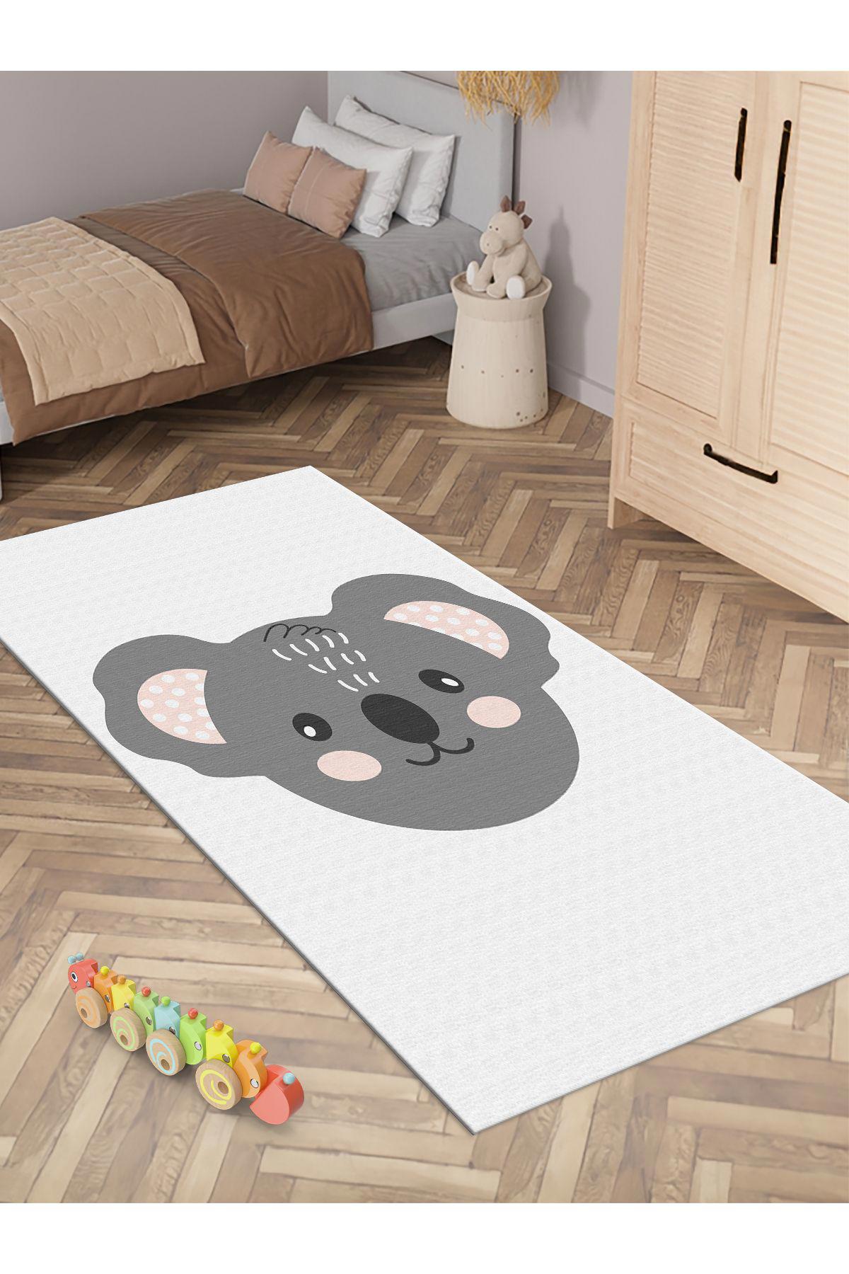 İnspira Krem 12 mm Polyester Yıkanabilir Kaymaz Taban Dikdörtgen Makine Dokuma Halı 160x230 cm
