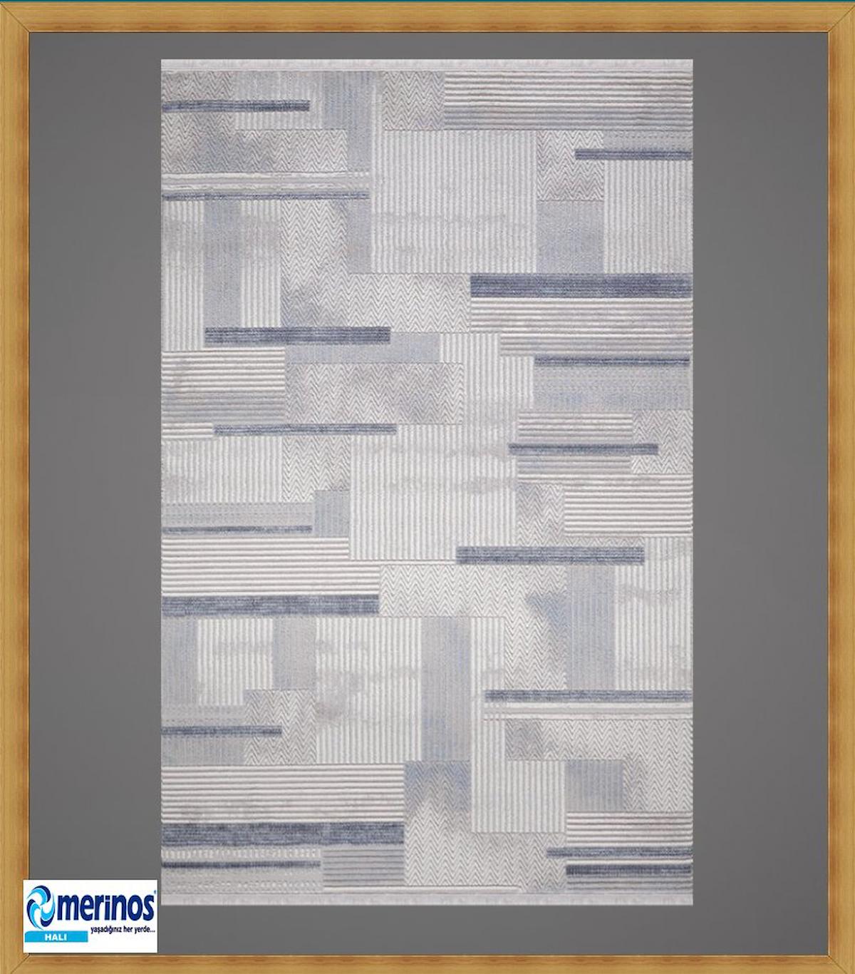 Merinos Diyez Krem 10 mm Akrilik Antialerjenik Yıkanabilir İnce Kaymaz Dikdörtgen Makine Dokuma Salon Halısı 100x200 cm