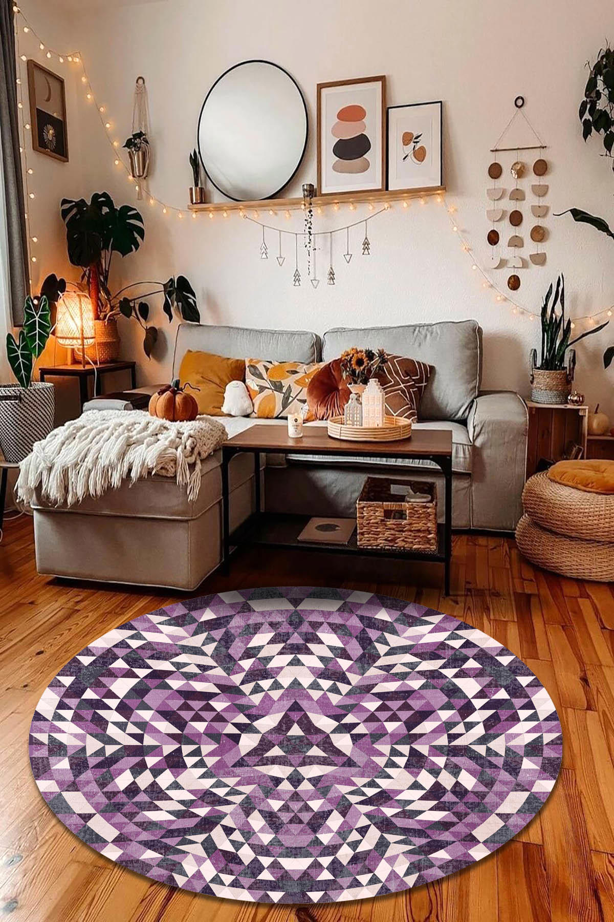 Aida Home Pule Krem 0.5 mm Pamuk Toz Tutmaz Yıkanabilir İnce Kaymaz Taban Dikdörtgen Makine Dokuma Salon Halısı 160x300 cm