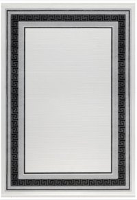 Dinarsu Arora 65660 Siyah 10 mm Akrilik Silinebilir Yıkanabilir Orta Kaymaz Dikdörtgen Makine Dokuma Oturma Odası-Salon Halısı 80x500 cm