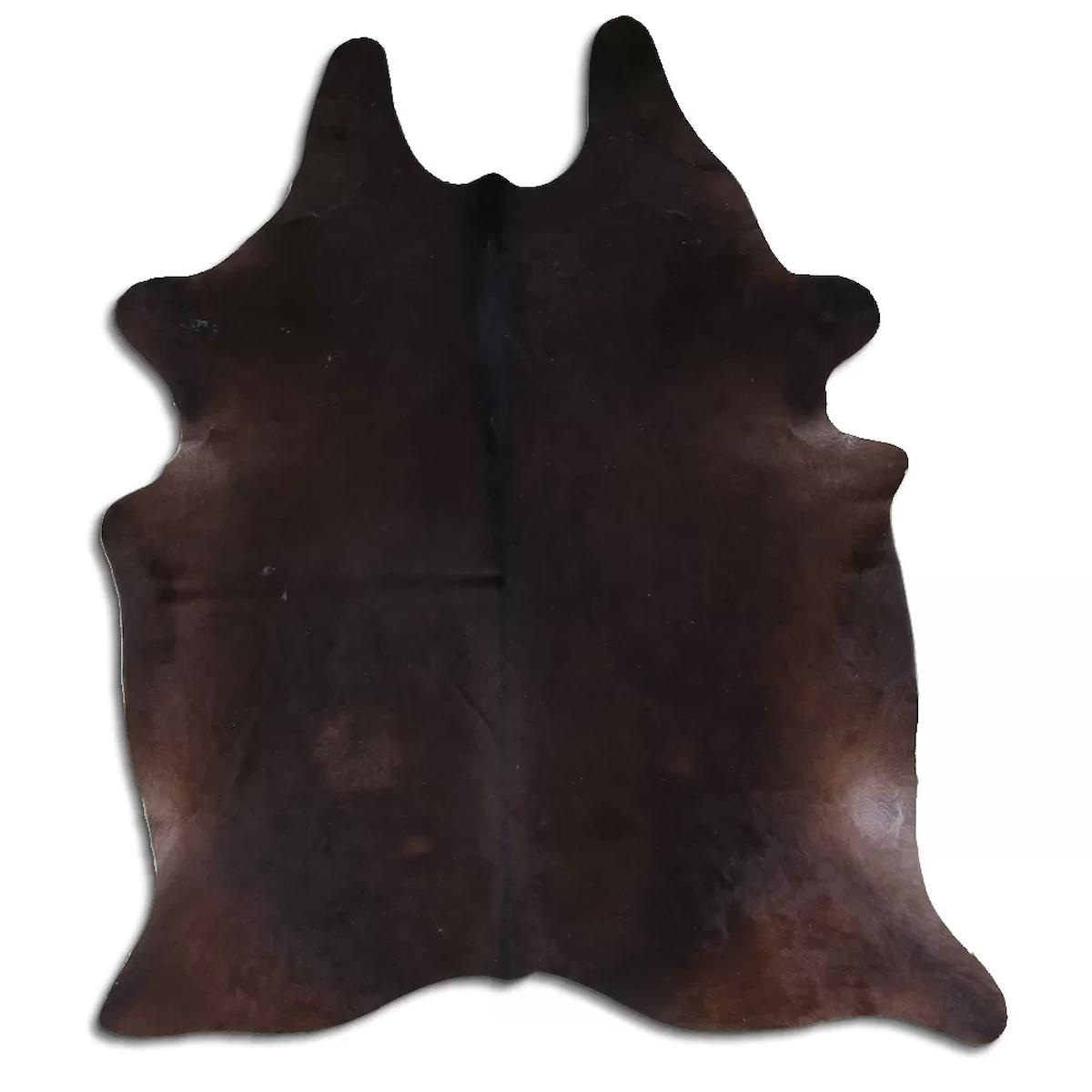 Fiesta Leather Art 60559 Çok Renkli 51 mm Deri Toz Tutmaz Yıkanabilir İnce Kaymaz Deri Taban Oval Makine Dokuma Salon Halısı 80x100 cm