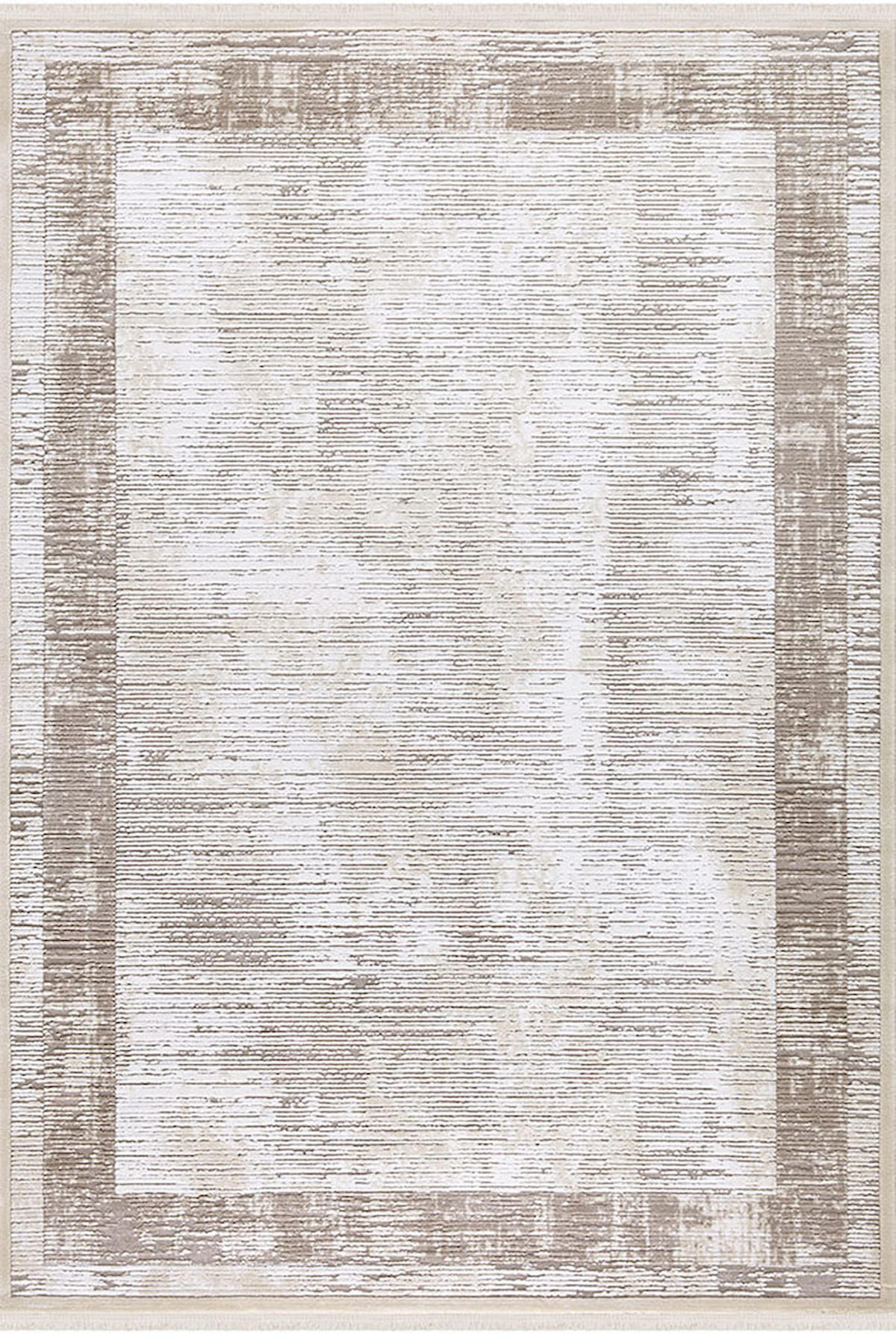 İpek Home Safarin 7720A Bej-Kahverengi 10 mm Akrilik Yıkanabilir Orta Kaymaz Pamuk Taban Dikdörtgen Makine Dokuma Antre-Çocuk Odası-Salon-Yatak Odası Halısı 80x150 cm