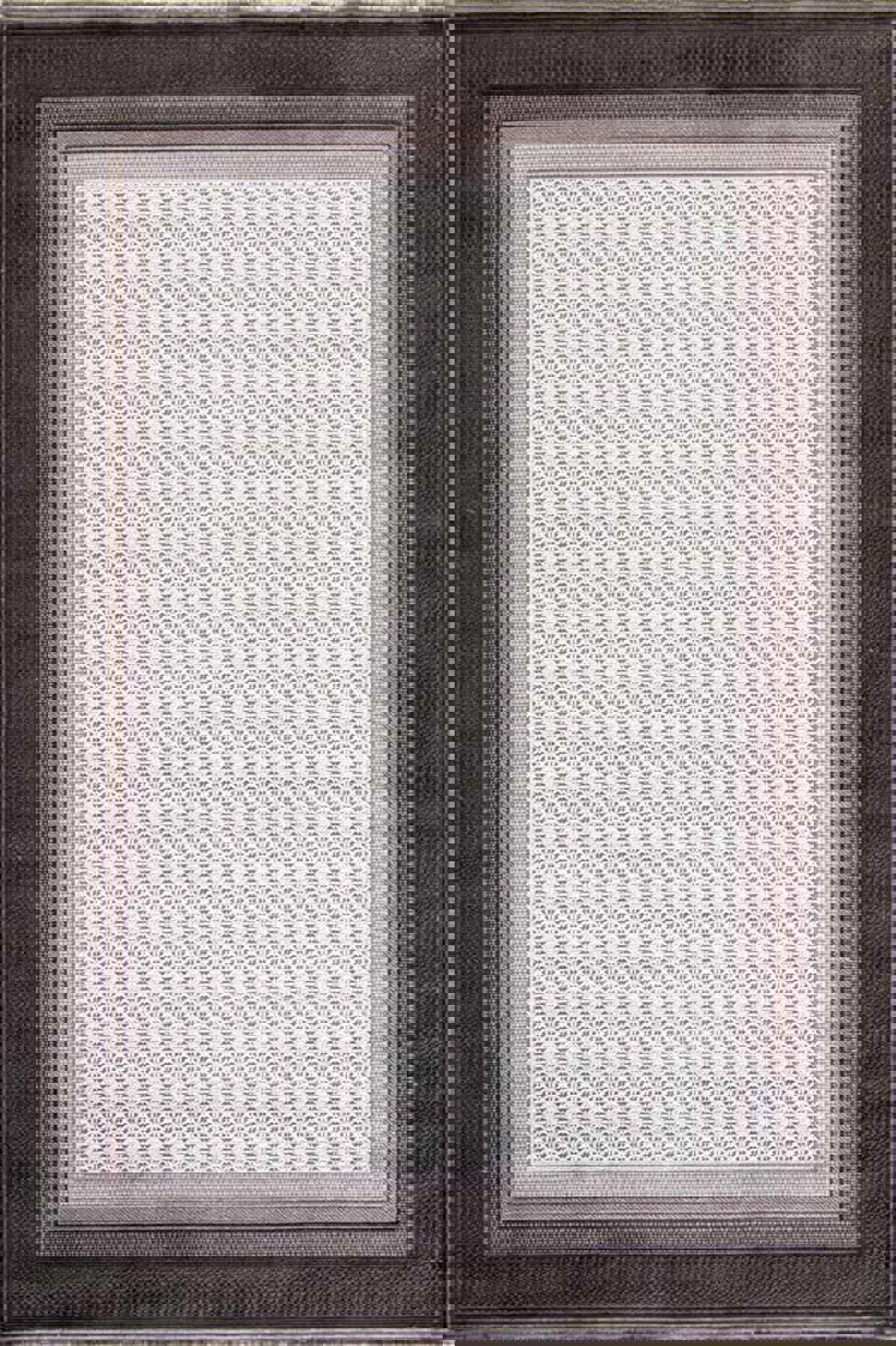 Enti Halı Miras 6817 Kahverengi 11 mm Akrilik Silinebilir Yıkanabilir Orta Dikdörtgen Makine Dokuma Salon Halısı 120x180 cm