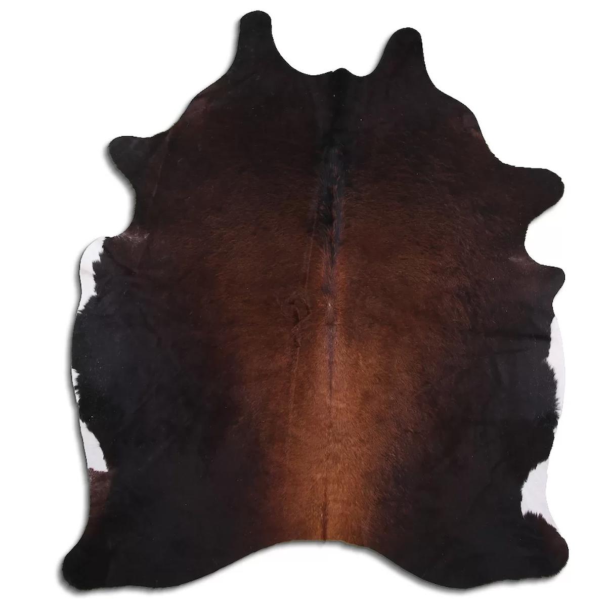 Fiesta Leather Art 32543 Krem 51 mm Deri Toz Tutmaz Yıkanabilir İnce Kaymaz Deri Taban Oval Makine Dokuma Salon Halısı 200x230 cm