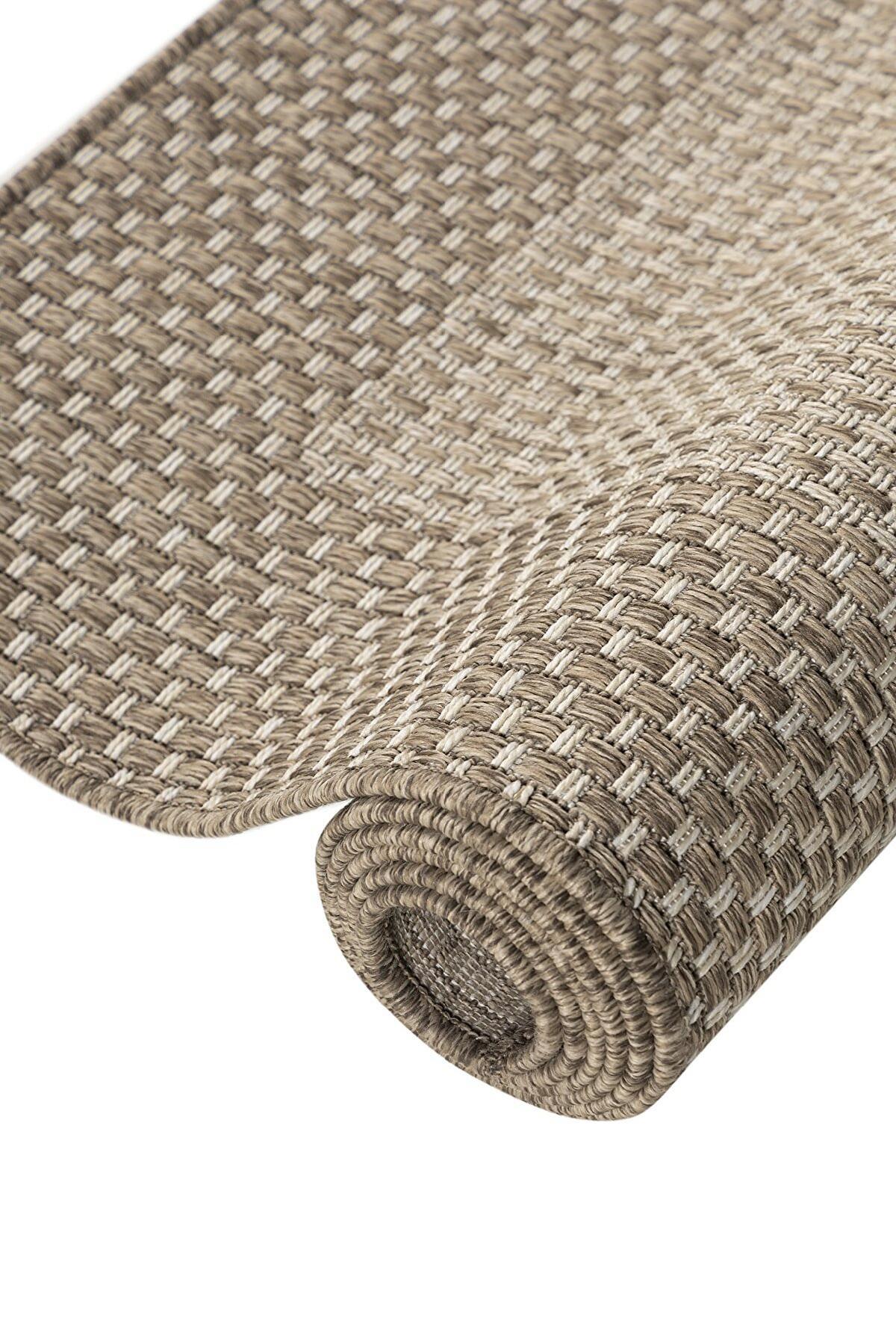 Inter Weaving Capri Krem 0.8 mm Polipropilen Antialerjenik Yıkanabilir Orta Dikdörtgen Makine Dokuma Salon Halısı 180x280 cm