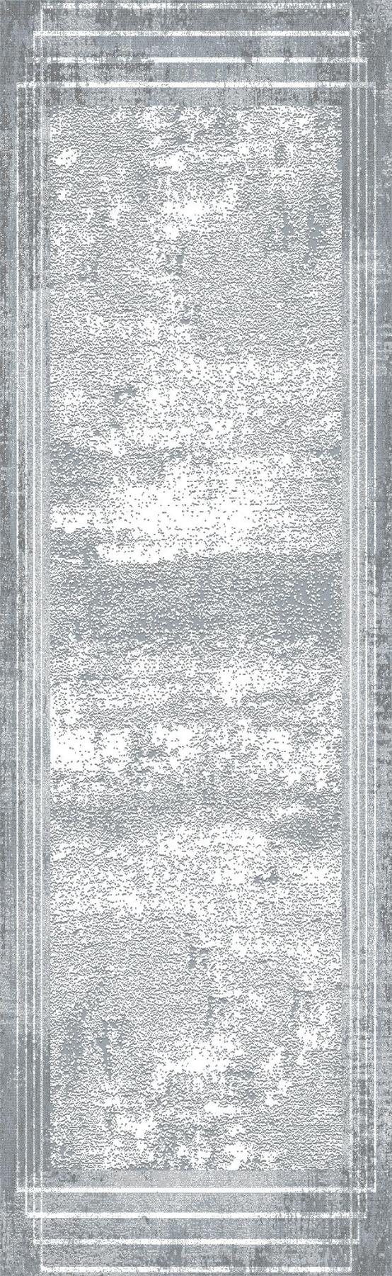 Royal Halı Lootus L018A Gri 10 mm Akrilik Antibakteriyel Yıkanabilir Kalın Kaymaz Lateks Taban Dikdörtgen Makine Dokuma Salon Halısı 150x200 cm