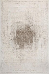 Sanat Halı Mira 3573 Çok Renkli 7 mm Pamuk Antibakteriyel Yıkanabilir Kalın Kaymaz Lateks Taban Dikdörtgen Makine Dokuma Salon Halısı 125x200 cm