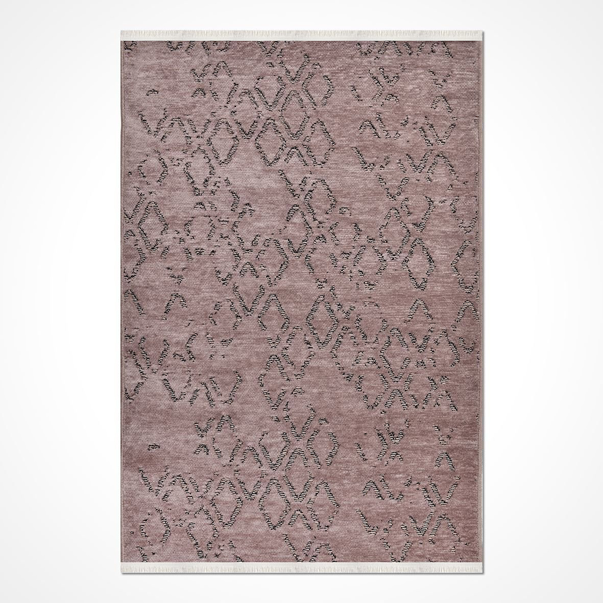 Crea Halı Asil 8311S Çok Renkli 7 mm Pamuk-Polyester Toz Tutmaz Yıkanabilir Orta Dikdörtgen Makine Dokuma Salon Halısı 80x200 cm