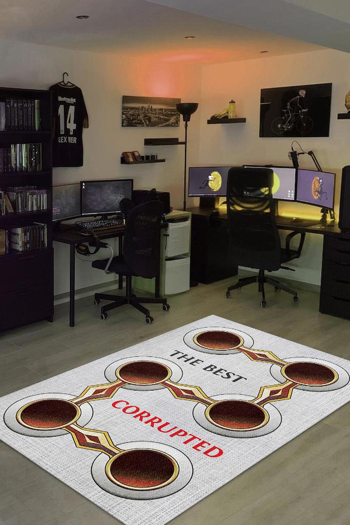 Homshtag Çok Renkli 4 mm Pamuk Antistatik Yıkanabilir İnce Kaymaz Dikdörtgen Makine Dokuma Genç Odası Halısı 100x300 cm