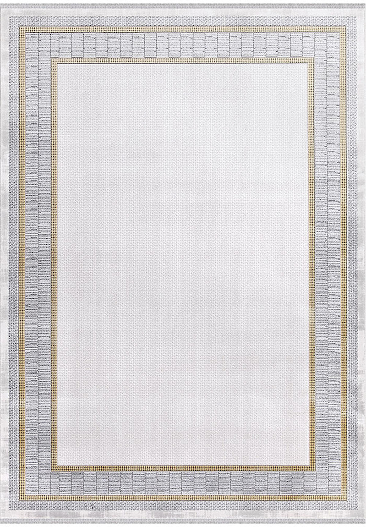 İpek Home Roxanne 17165 Bej 8 mm Akrilik Yıkanabilir İnce Kaymaz Jüt Taban Dikdörtgen Makine Dokuma Antre-Çocuk Odası-Salon-Yatak Odası Halısı 160x160 cm