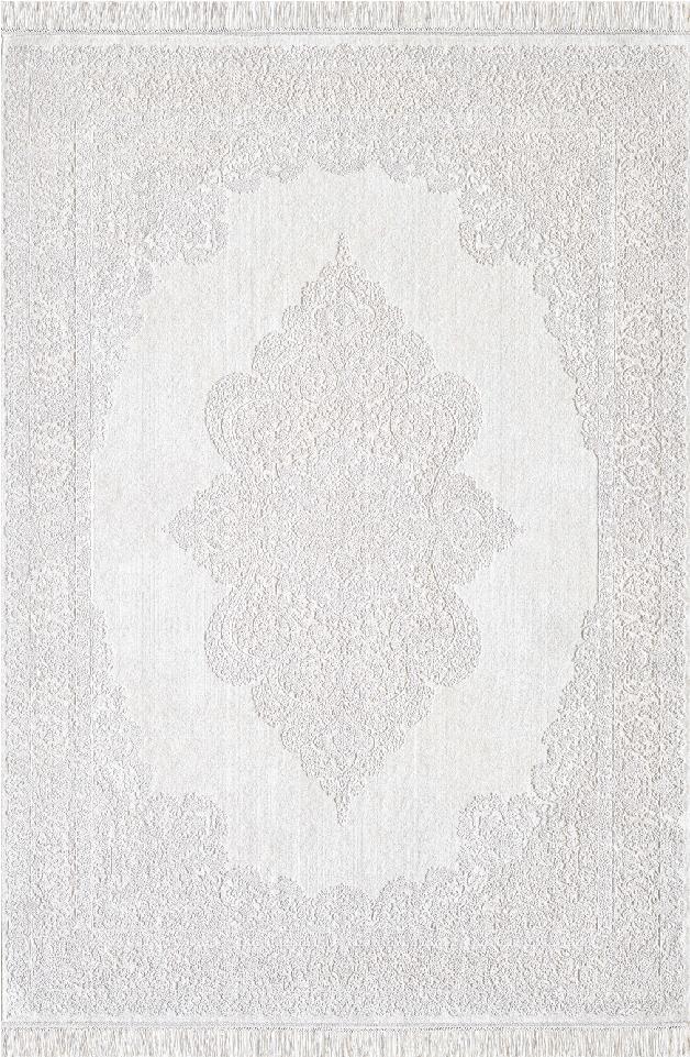 Pierre Cardin Voila ZQ00A Çok Renkli 6 mm Viskon Yumuşak Yıkanabilir İnce Kaymaz Dikdörtgen Makine Dokuma Salon Halısı 160x230 cm