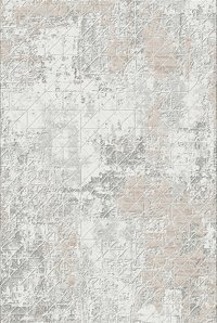 Kreasyon Halı Hesna A0003 Gri 9 mm Akrilik Yalıtıma Yardımcı Yıkanabilir İnce Kaymaz Pamuk Taban Dikdörtgen Salon Halısı 160x230 cm