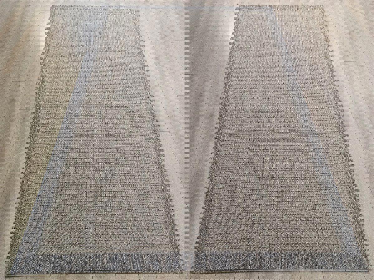 Çam Halı 9509 Bej Silinebilir Yıkanabilir Orta Kaymaz Dikdörtgen Makine Dokuma Salon Halısı 100x200 cm