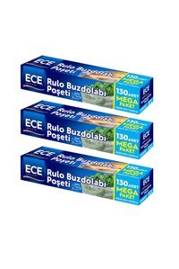 Ece Küçük Buz Dolabı Poşeti 3x130 Adet