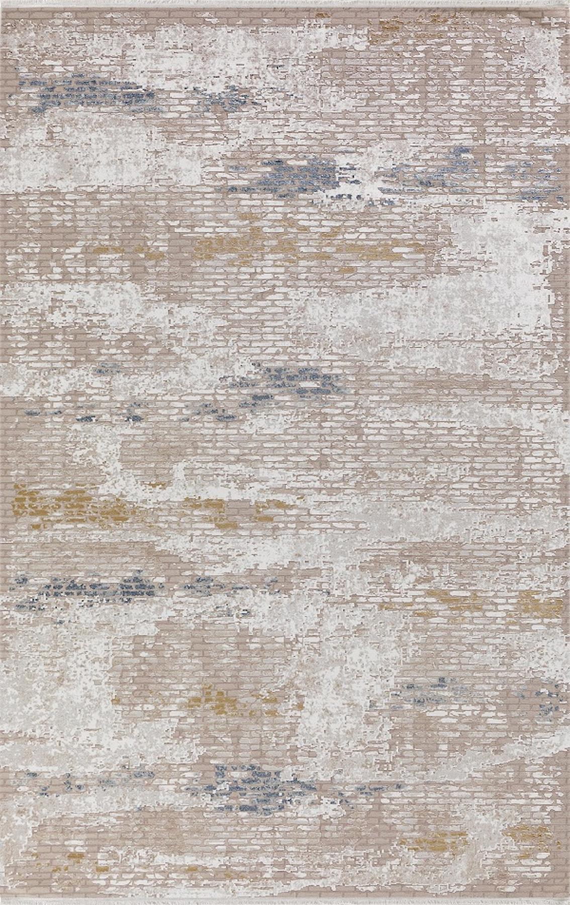 Merinos Thales 31944 Çok Renkli 11 mm Akrilik Yıkanabilir Kalın Kaymaz Dikdörtgen Makine Dokuma Salon Halısı 240x300 cm